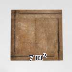 Lot de 7 m2 de panneaux de parquet en chêne de forme carrée