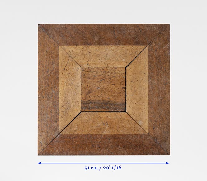 Ensemble de panneaux de parquet de différentes essences de bois, du XXe siècle-6