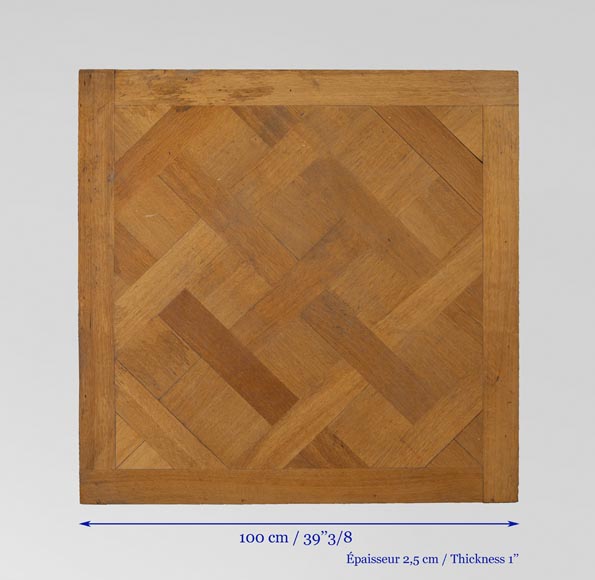 Ensemble de parquet de Versailles en chêne, du XXe siècle-6