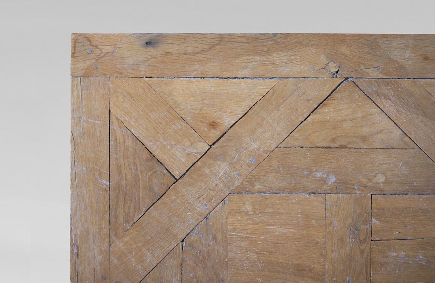 Parquet d'Aremberg en chêne, réalisé à partir de bois ancien-2