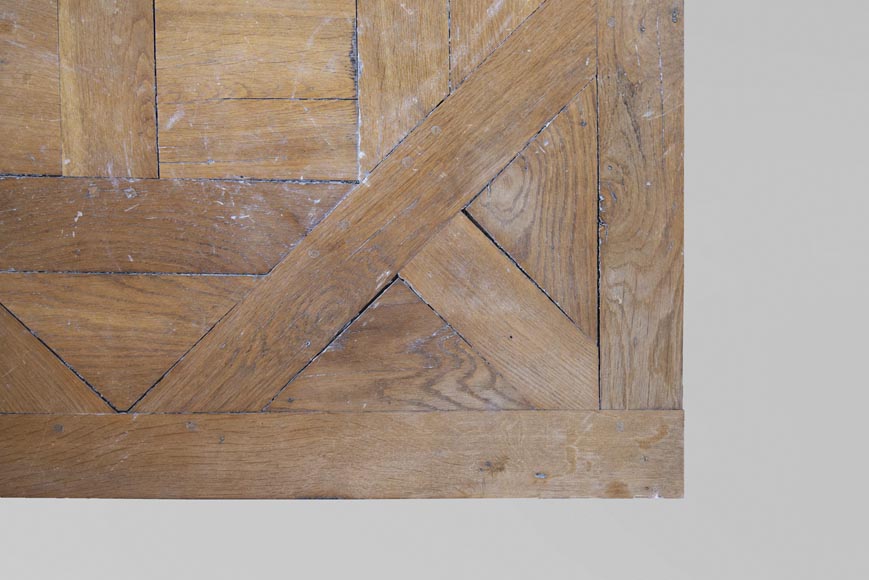Parquet d'Aremberg en chêne, réalisé à partir de bois ancien-3