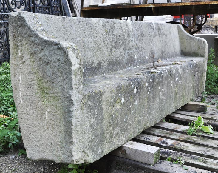 Banc De Jardin Ancien En Pierre Mobilier De Jardin Eclairages