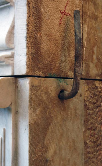 Monumental Garden Fountain in Carrara marble and Statuary marble attributed to Rudolf Weyr, Vienna, late 19th century_fr