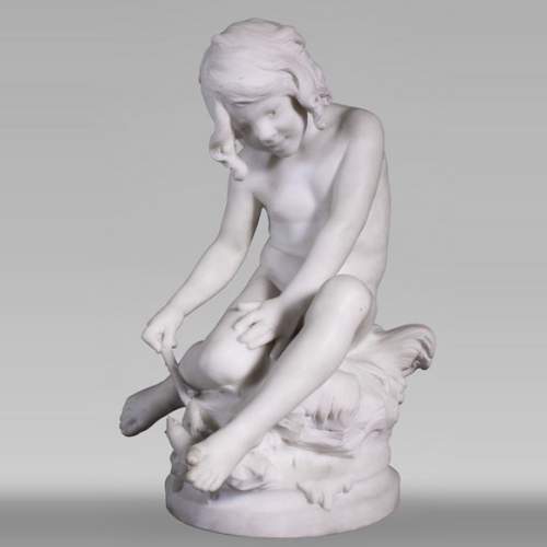 Auguste MOREAU, Le Pêcheur d’écrevisse, vers 1902