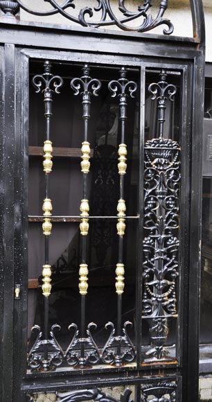 Ensemble de six portes modernes en fonte dans le style des portails XVIIIe-4