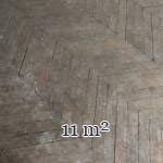 Lot de 11 m² de parquet Point de Hongrie en chêne