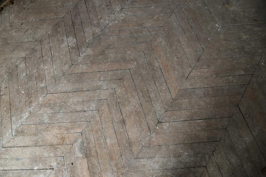 Lot de 11 m² de parquet Point de Hongrie en chêne-1