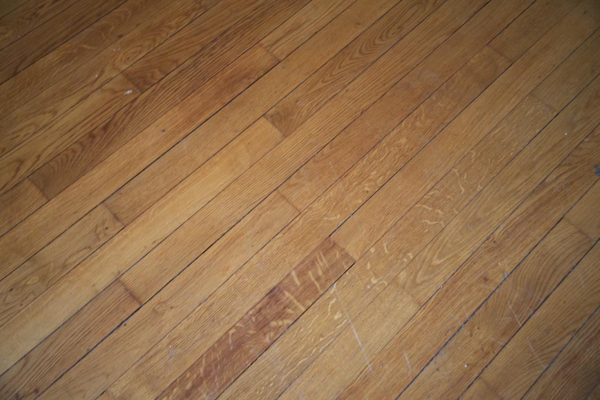 Lot de 38 m2 de parquet ancien en chêne-0