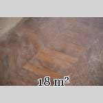 Lot de 18 m2 de parquet ancien Point de Hongrie en chêne