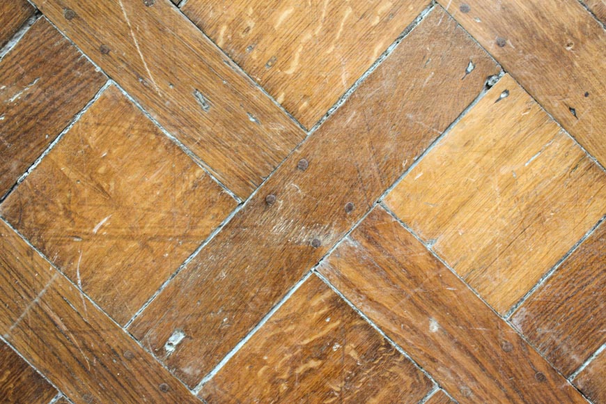 Lot de 25 m2 de parquet Versailles du XVIIIe siècle en chêne-3