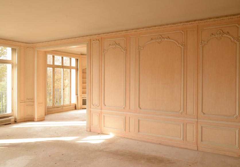 Deux pièces de boiseries de style Louis XV, fin du XIXe siècle-13