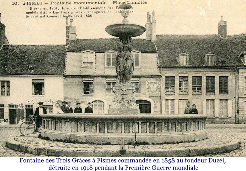 DUCEL d'après Germain PILON, Fontaine en fonte de fer «  Les Trois Grâces  » -2