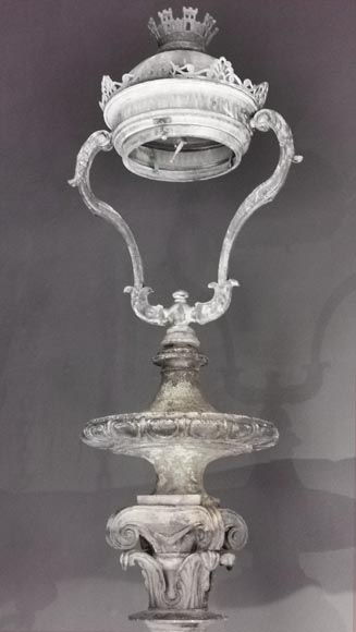 Importante paire de candélabres en bronze, 1868-7