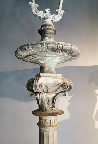 Importante paire de candélabres en bronze, 1868-8