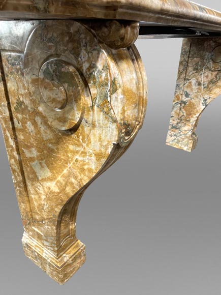 Console en marbre Jaune de Sienne-3