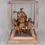 Jean GAUTHERIN (1840 – 1890) (attr. à), Maquette en cire pour le concours du monument à Étienne MARCEL, 1882