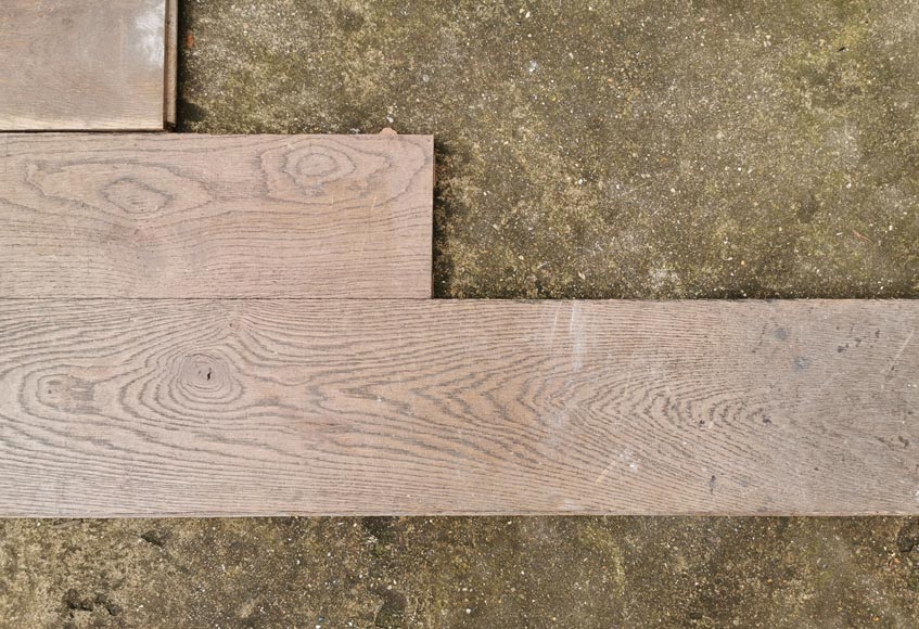 24 mètres carrés de parquet linéaire en chêne 24 mètres carrés de parquet linéaire en chêne -2