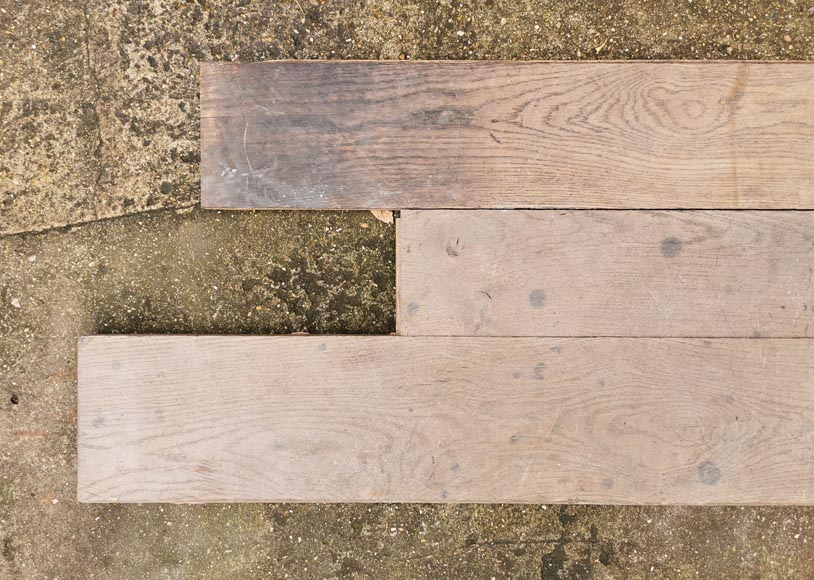 24 mètres carrés de parquet linéaire en chêne 24 mètres carrés de parquet linéaire en chêne -3