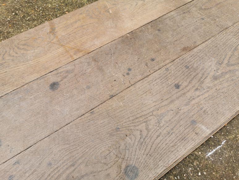 24 mètres carrés de parquet linéaire en chêne 24 mètres carrés de parquet linéaire en chêne -4