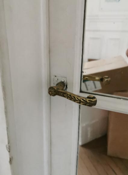 Porte simple à miroirs-2