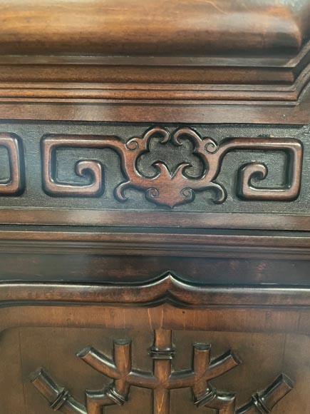 Gabriel VIARDOT, Meuble de présentation à décor incrusté de nacre, Deuxième moitié du XIXe siècle-16