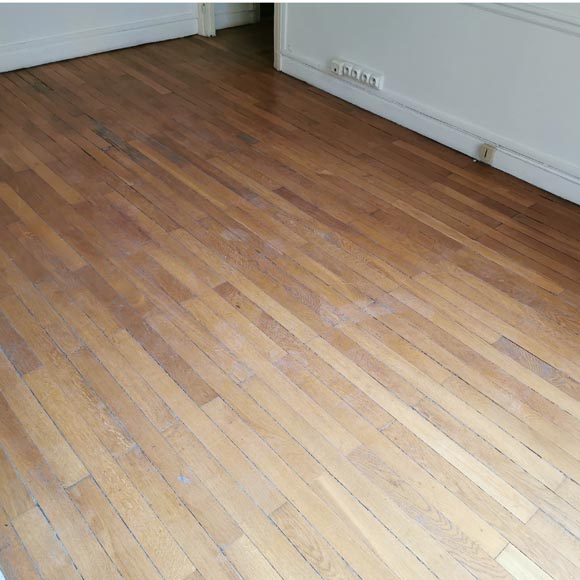 Lot de 11m² de parquet linéaire en chêne-0