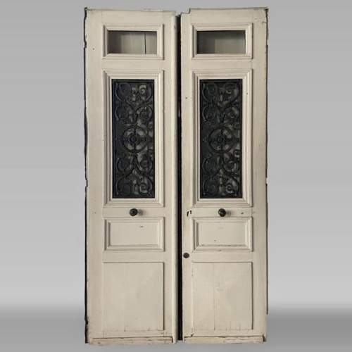 Grande porte d'entrée à double battant, XIXe siècle
