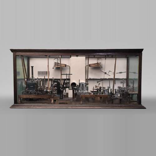Maquette représentant un atelier de ferronnerie