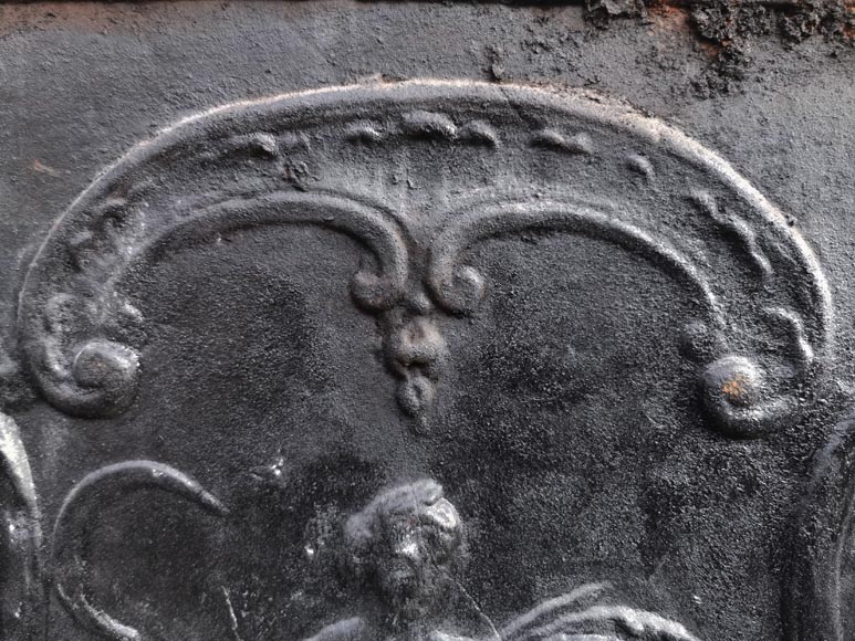 Plaque de cheminée représentant Cérès, déesse de l'agriculture-1