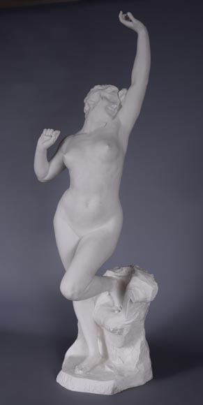 Manufacture de Sèvres, «Matinado » sculpture en biscuit d’après un modèle de Félix CHARPENTIER, 1910-3