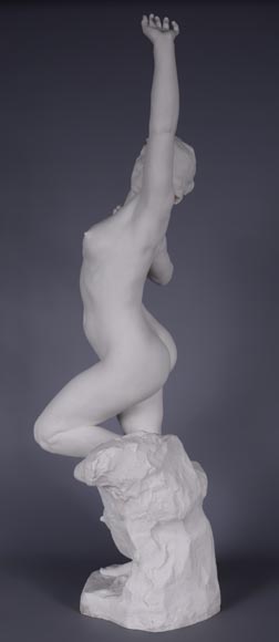 Manufacture de Sèvres, «Matinado » sculpture en biscuit d’après un modèle de Félix CHARPENTIER, 1910-6