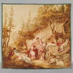MAISON CHOCQUEEL, Tapisserie d’Aubusson « La diseuse de bonne aventure » ou « la bohémienne » d’après un carton de J.-B. Leprince, Fin des années 1860