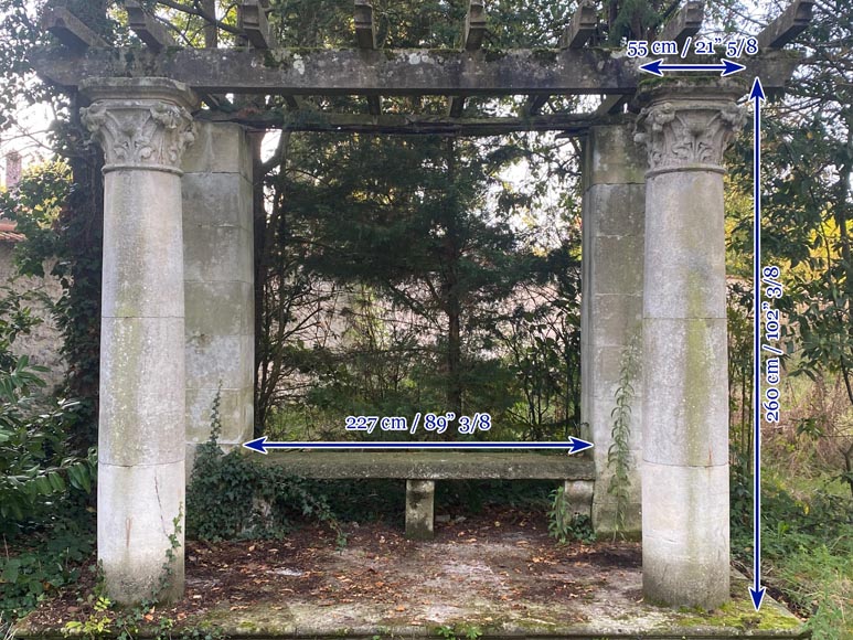 Structure en pierre aux colonnes, fin du XIXe siècle-8