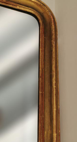 Trumeau mouluré en bois doré, vers 1900-2