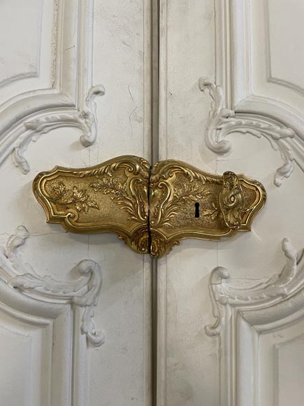 Deux double portes palières de style Louis XV -9