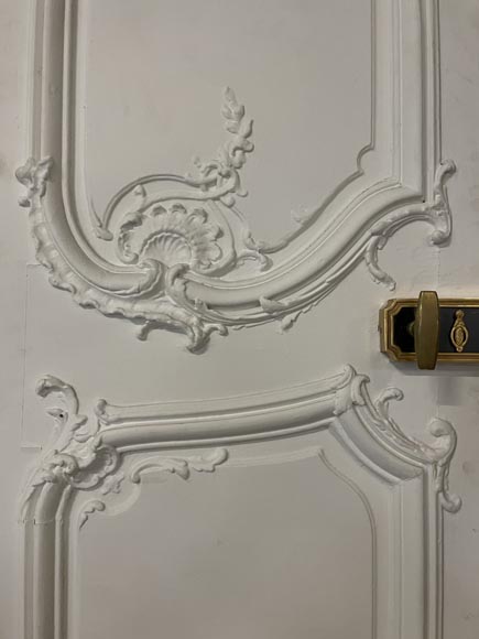 Important ensemble de 7 doubles portes de style Louis XV-7