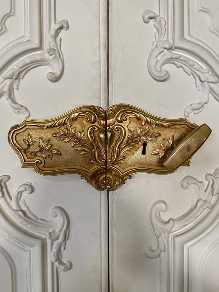 Important ensemble de 7 doubles portes de style Louis XV-22