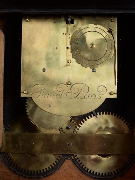 Jacques THURET (1669-1738) - Pendule astronomique montée dans une caisse en marqueterie Boulle attribuée à Alfred-Emmanuel BEURDELEY (1847-1919) - Ancienne collection du duc de Mouchy-17