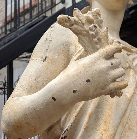 FONDERIE DU VAL D’OSNE,  Statues en fonte de la déesse Cérès  et de la nymphe Pomone d’après Mathurin MOREAU -8