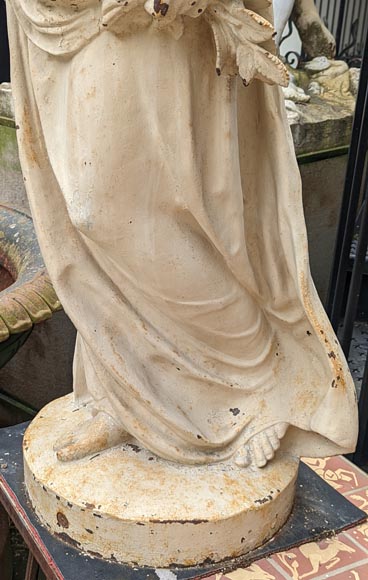 FONDERIE DU VAL D’OSNE,  Statues en fonte de la déesse Cérès  et de la nymphe Pomone d’après Mathurin MOREAU -15