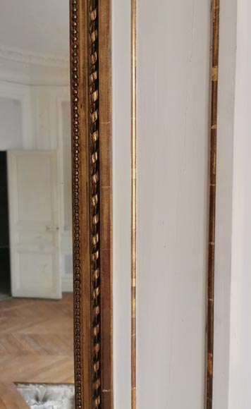 Trumeau de style Louis XVI décoré d'instruments de musique-4