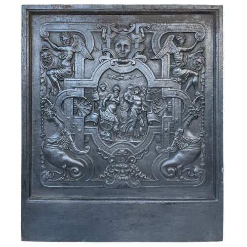 Plaque de cheminée au très riche décor de l'Ancien Testament