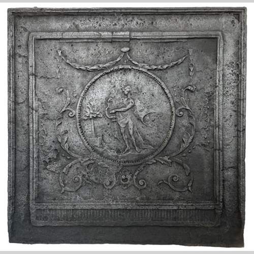 Plaque de cheminée ancienne 