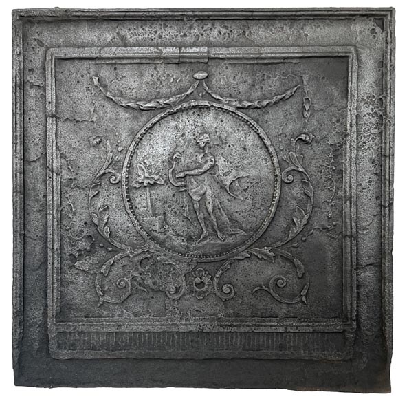 Plaque de cheminée ancienne 