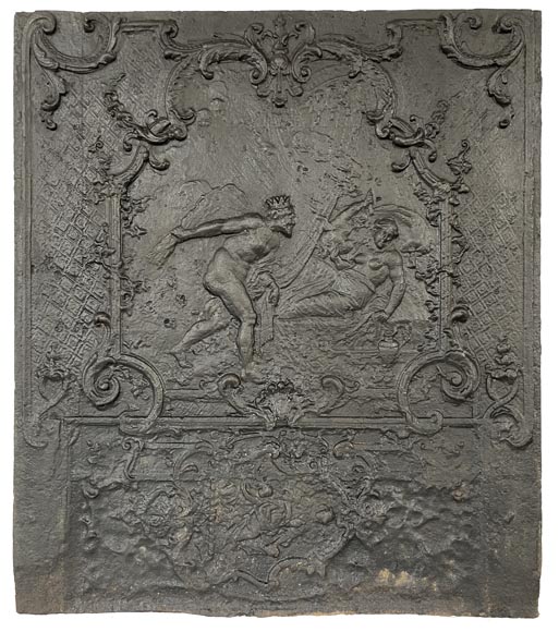 Grande plaque de cheminée 