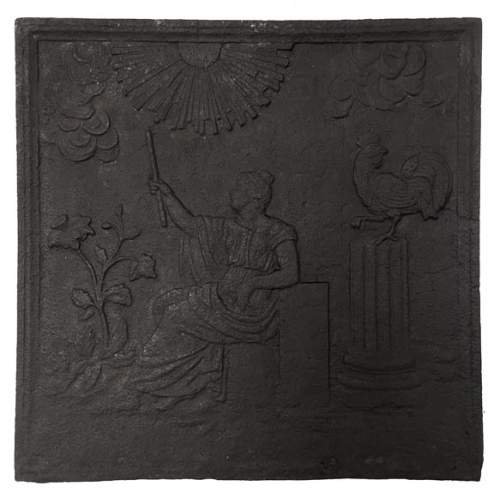 Plaque de cheminée 