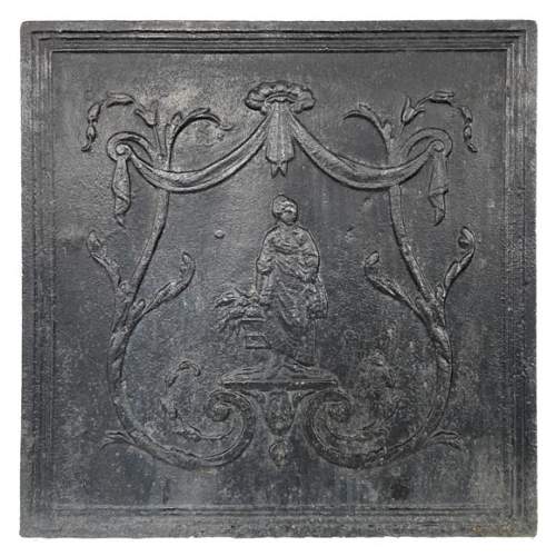 Plaque de cheminée , allégorie de Ceres,