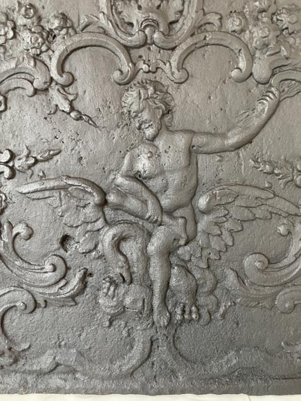 Plaque de cheminée représentant Zeus et son aigle, XIXe siècle-4