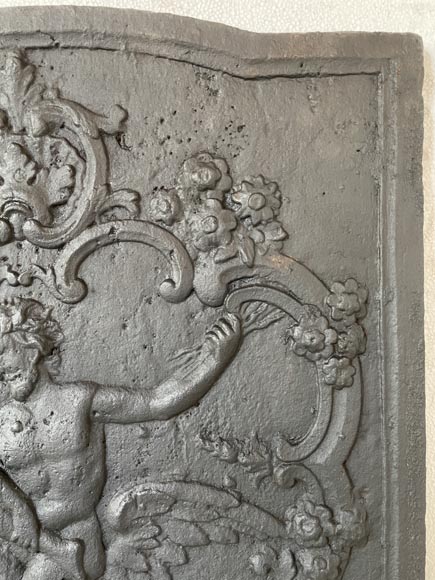 Plaque de cheminée représentant Zeus et son aigle, XIXe siècle-5
