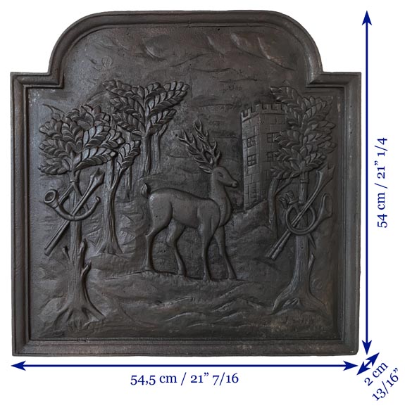 Plaque de cheminée « Chasse à Courre »-7